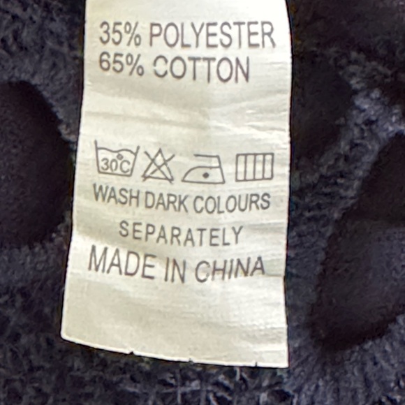 Lace overlay women’s navy blue dress Size large - Picture 4 of 7